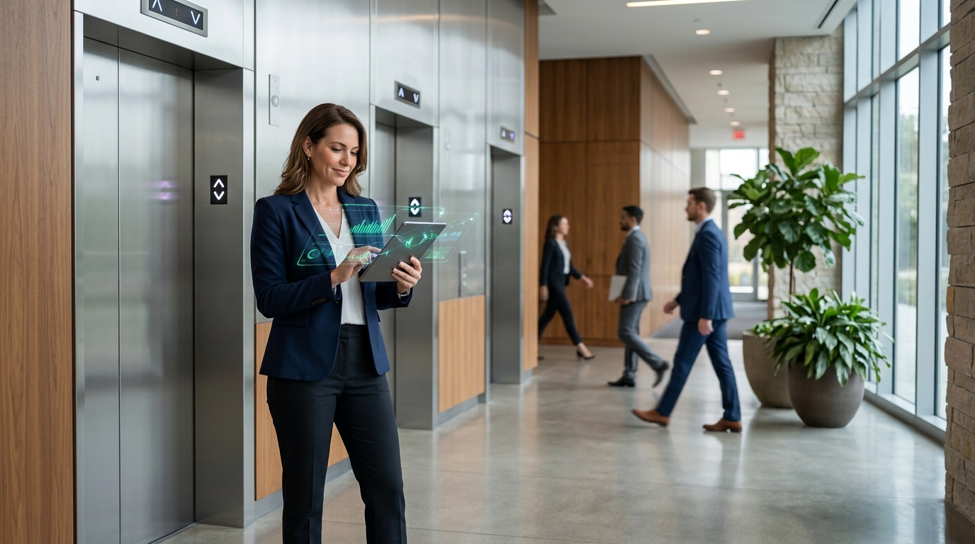 Smart IoT Elevator Installation for Office Buildings | AR Elev