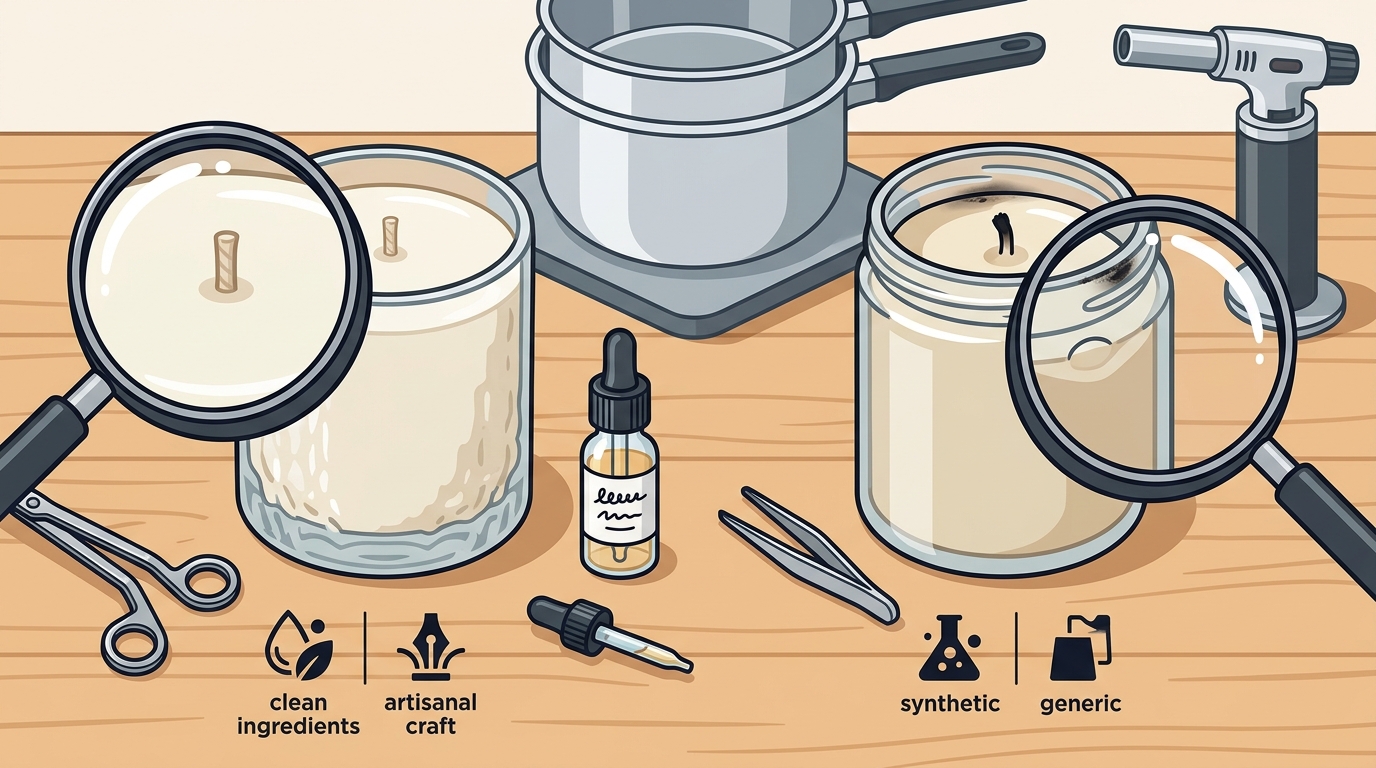 How to Compare Hand-Poured Candle Quality: A Buyer's Guide