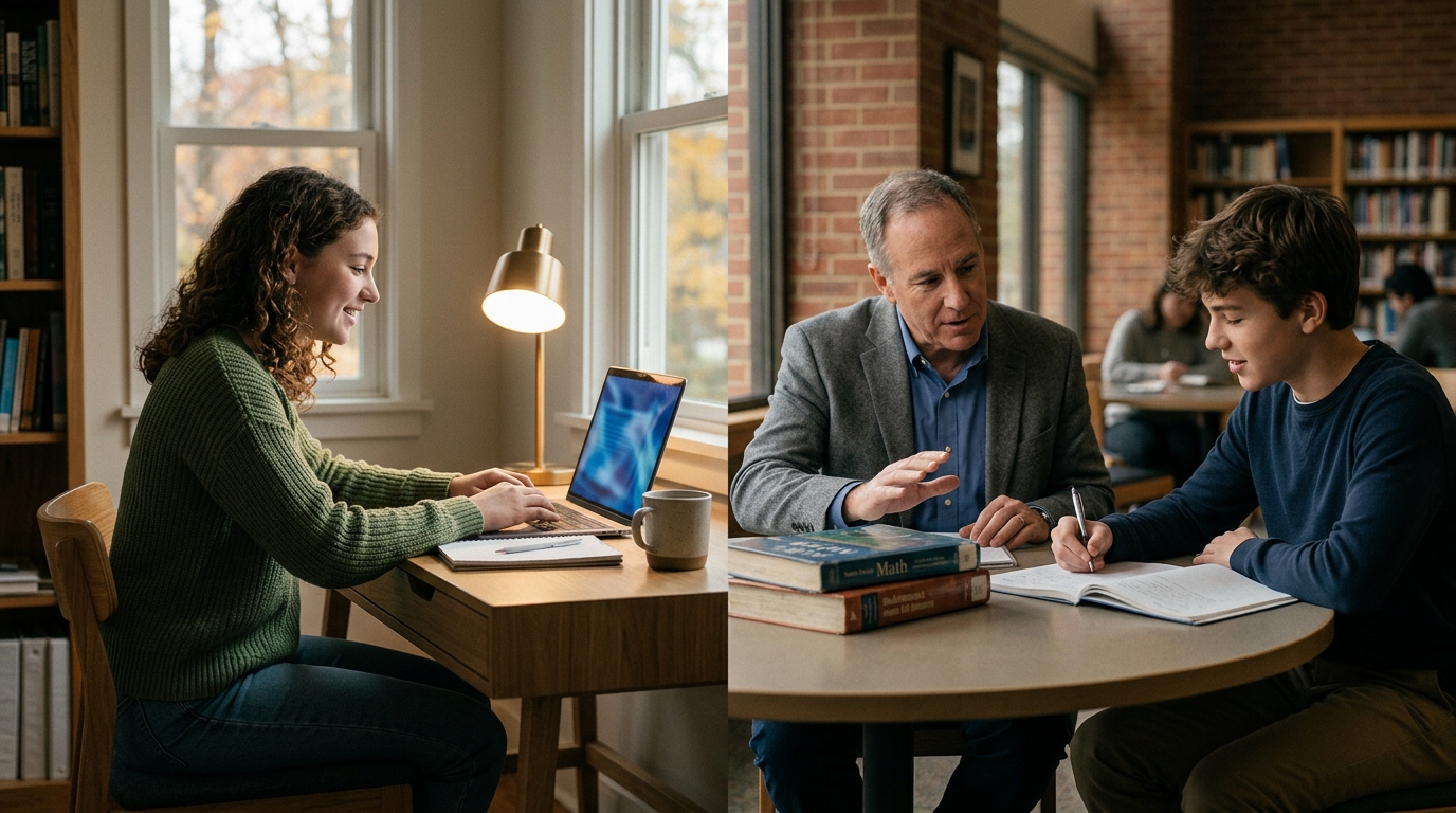 Online vs In-Person Math Tutoring: Effectiveness Compared