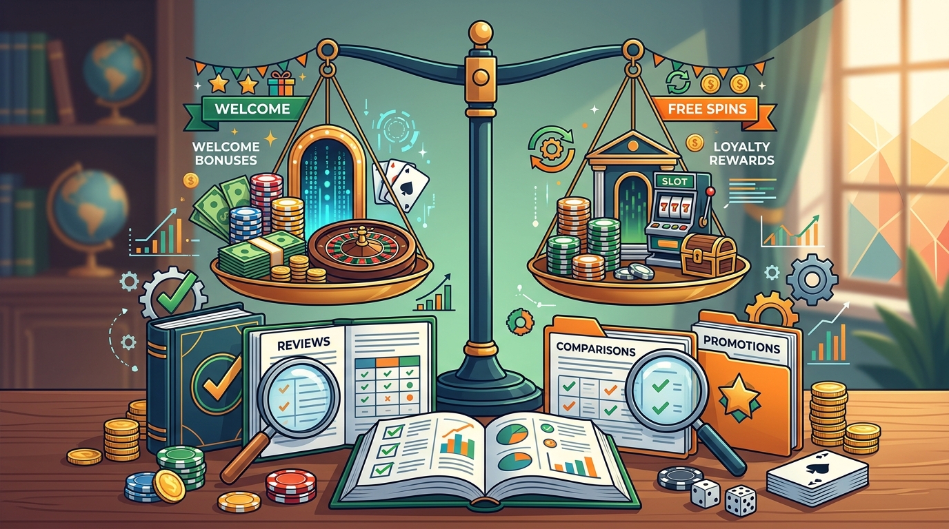 Compare Online Casinos & Bonuses: BonusCasinoPro Guide