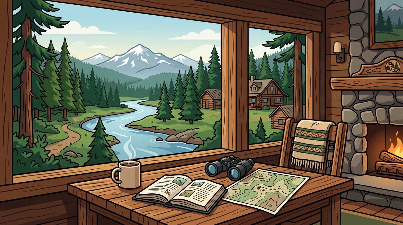 Quiet Mountain Retreat in Pacific Northwest: Whistlin Jack's