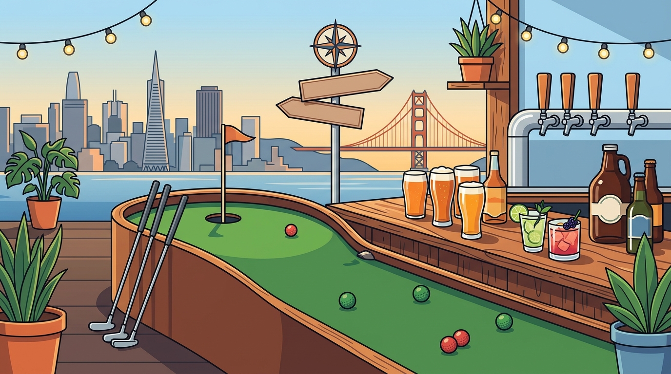 Best Mini Golf and Drinks in the Bay Area: Tipsy Putt Guide