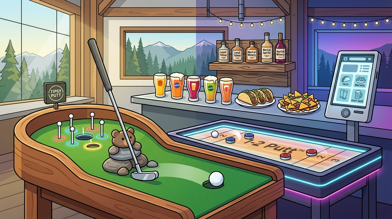Best Fun Bar with Games in South Lake Tahoe | Tipsy Putt