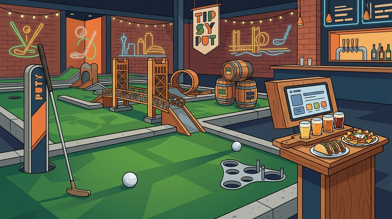 Best Indoor Mini Golf in Sacramento: Tipsy Putt Guide