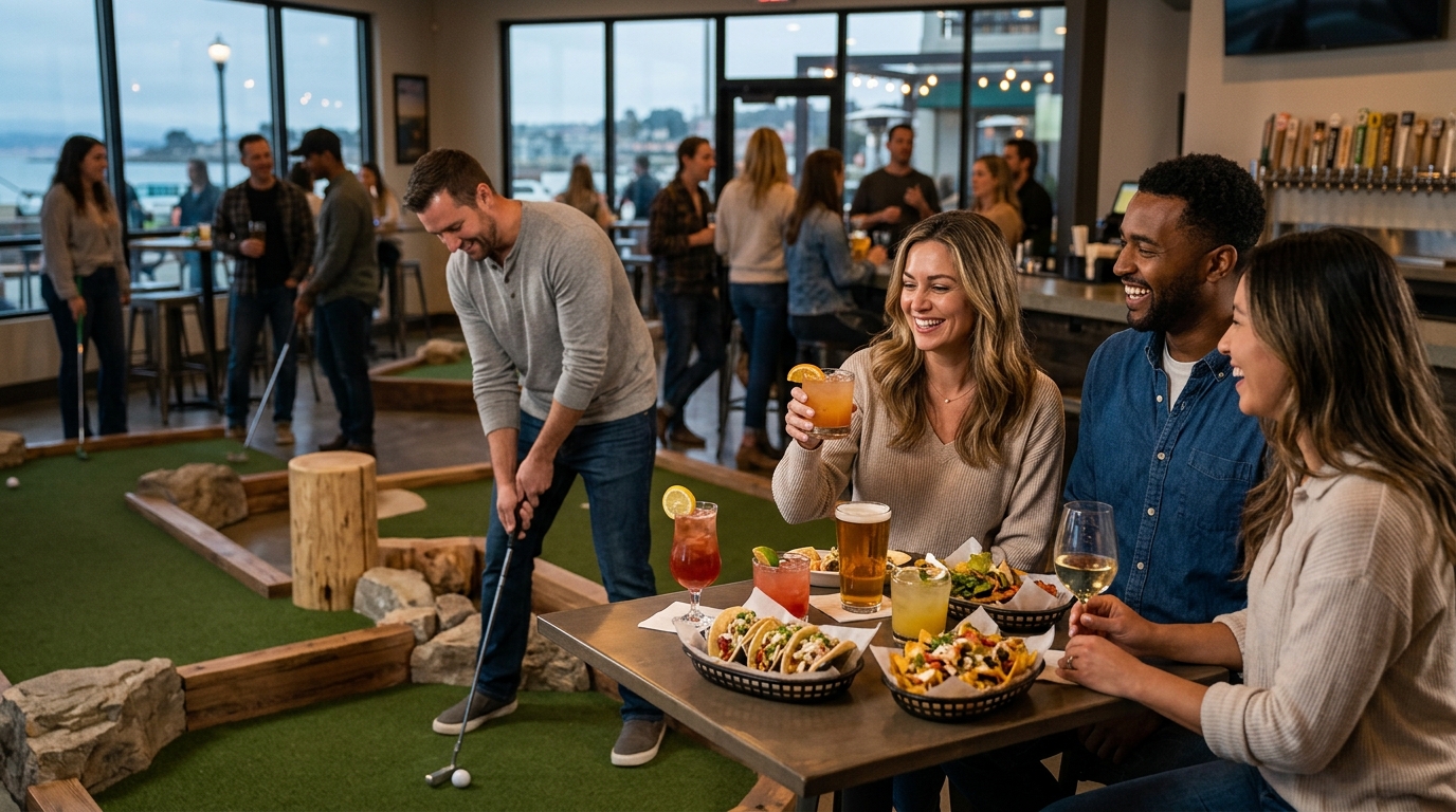 Best Group Drinks & Games in Monterey: Tipsy Putt Guide