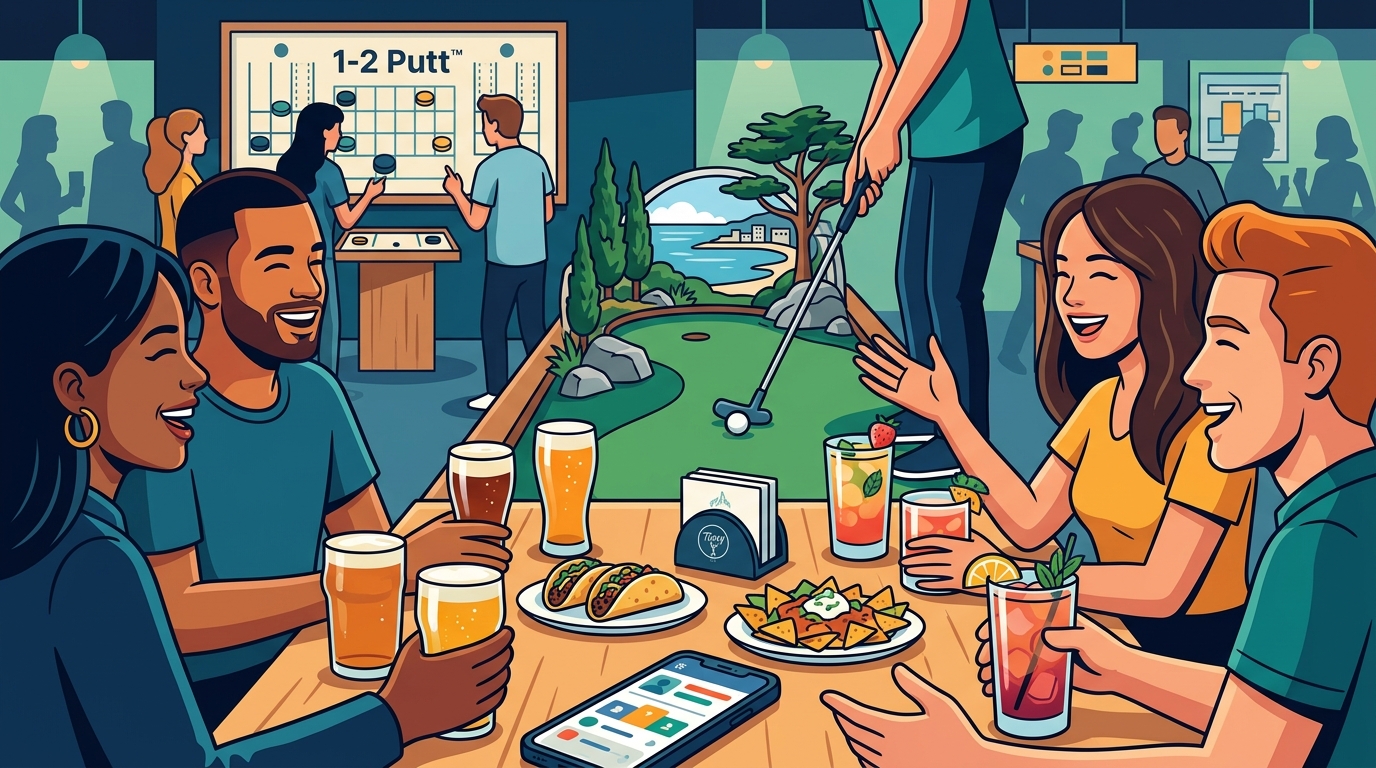Best Group Drinks & Games in Monterey: Tipsy Putt Guide