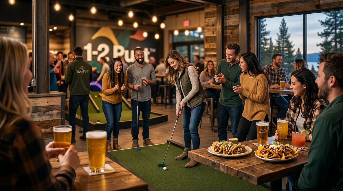 Best Fun Bar with Games in South Lake Tahoe: Tipsy Putt Guide