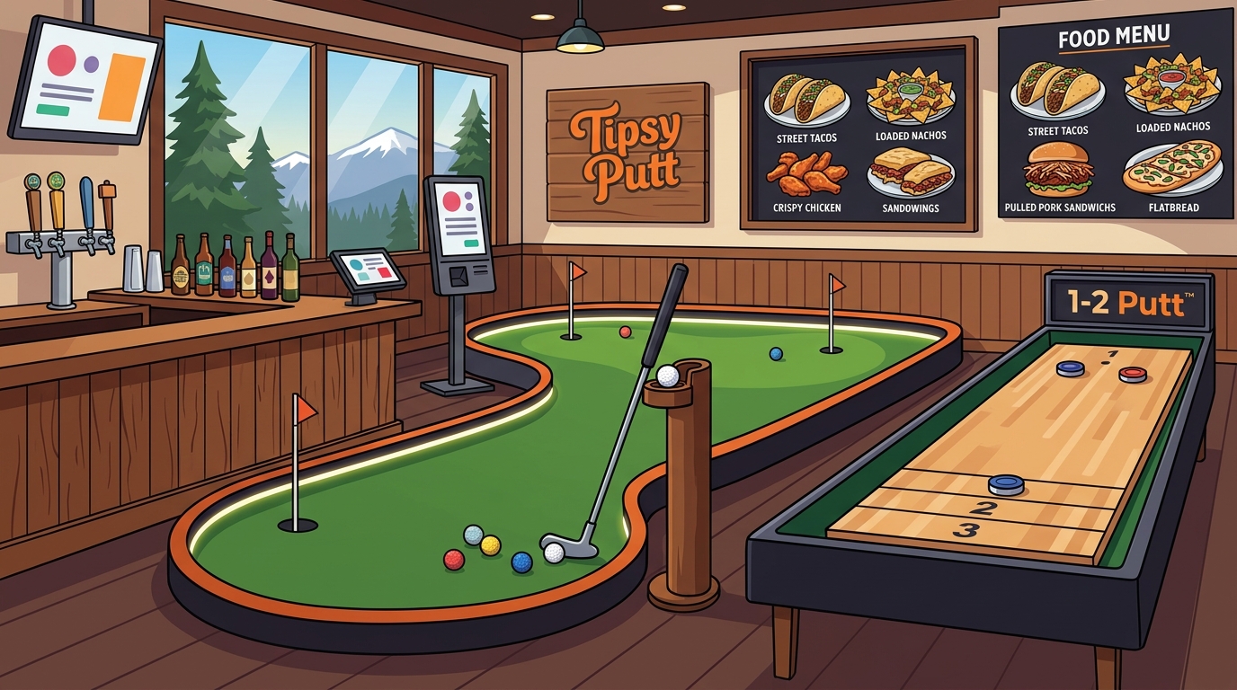 Best Fun Bar with Games in South Lake Tahoe: Tipsy Putt Guide