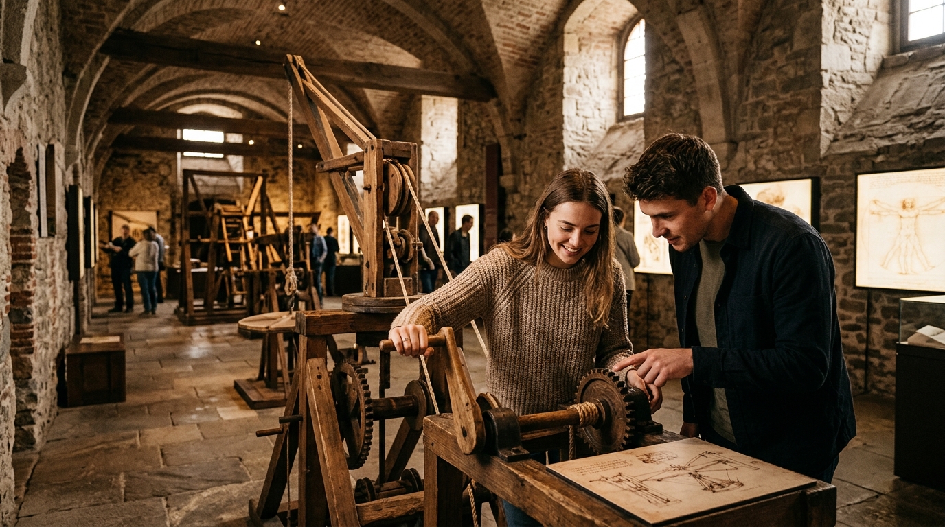 Where to See Leonardo da Vinci's Inventions in Person