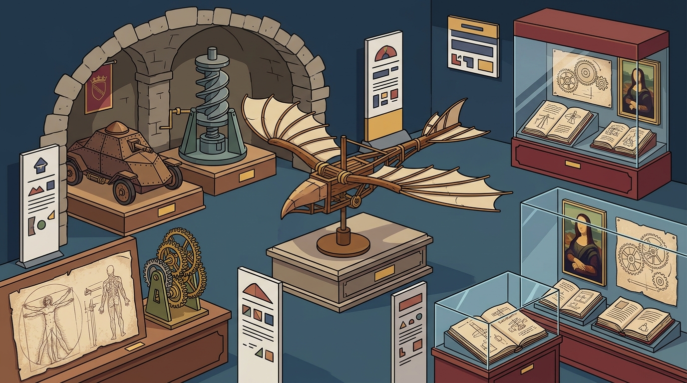 Where to See Leonardo da Vinci's Inventions in Person