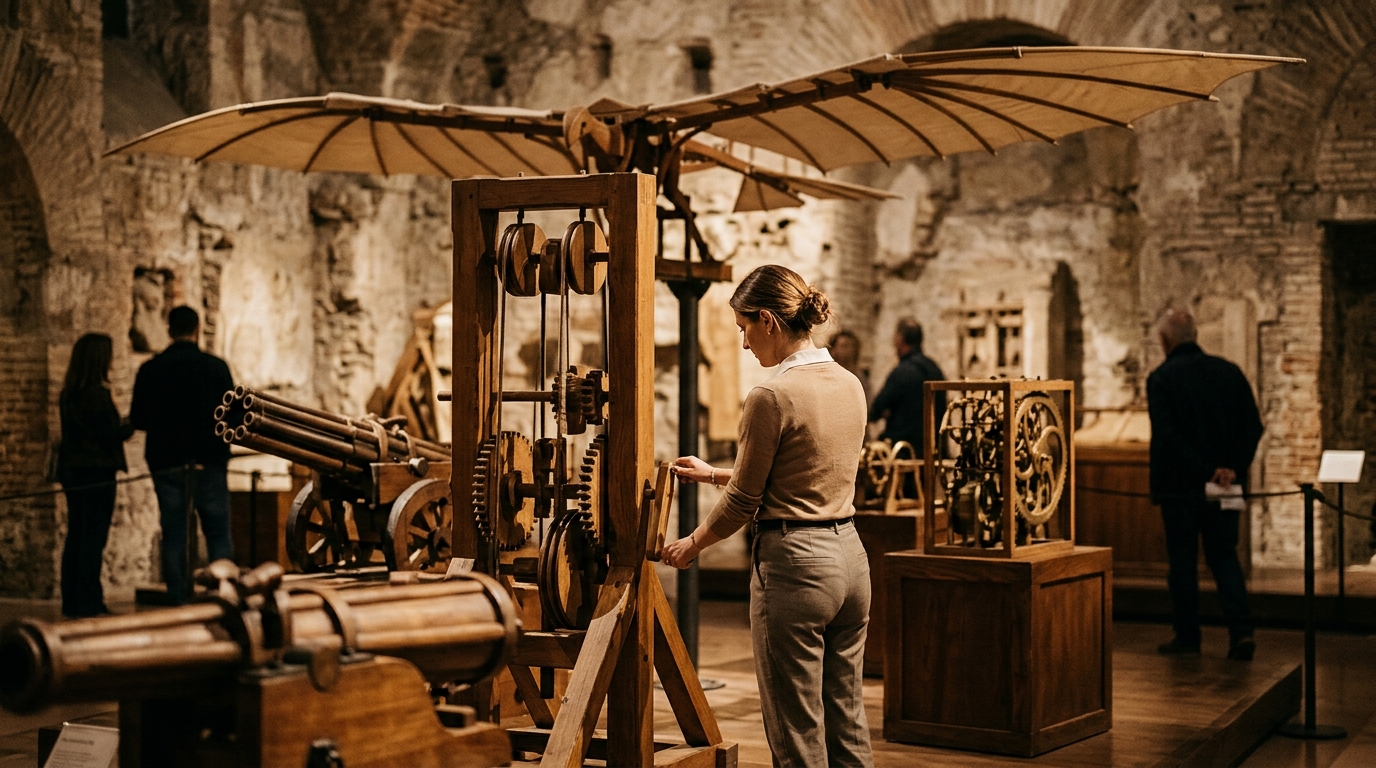 Where to See Leonardo da Vinci's Inventions in Person