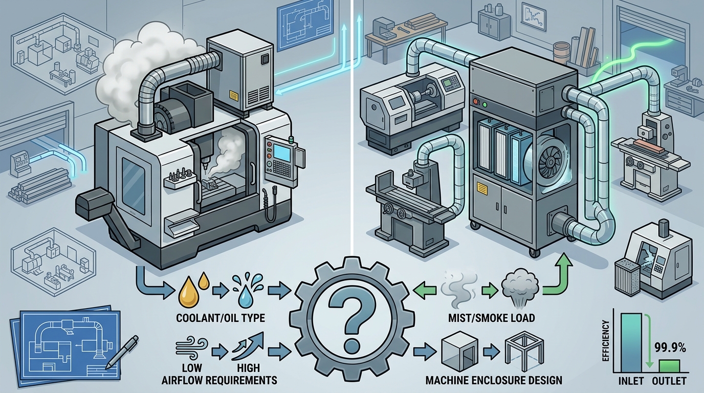 How to Choose the Right Mist Collector for Your Machine Shop
