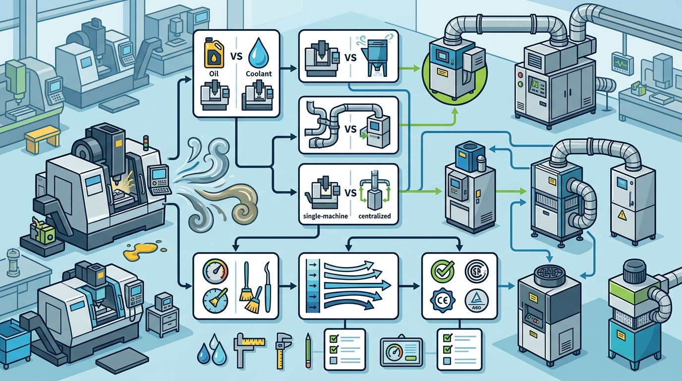 How to Choose the Right Mist Collector for Your Machine Shop