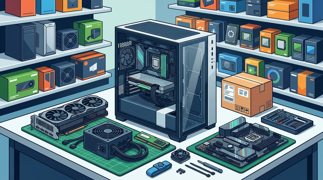 Where to Buy Computer Parts for a Custom PC Build