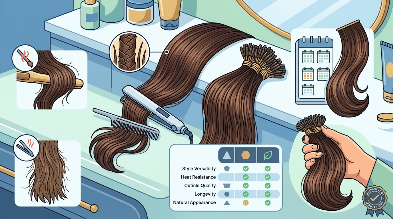 Benefits of 100% Human Hair Extensions: Quality & Longevity