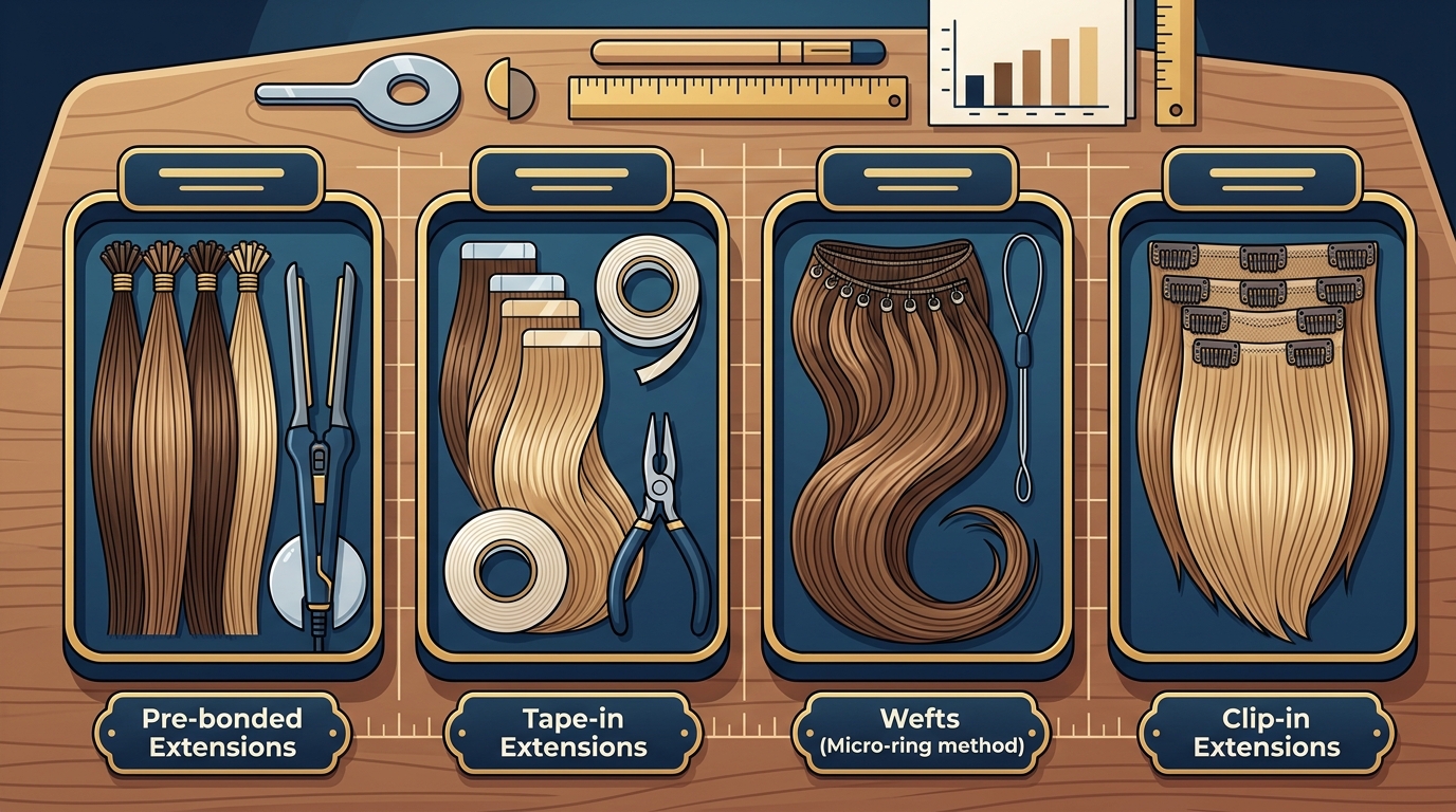 How to Choose the Right Hair Extension Type for Your Hair