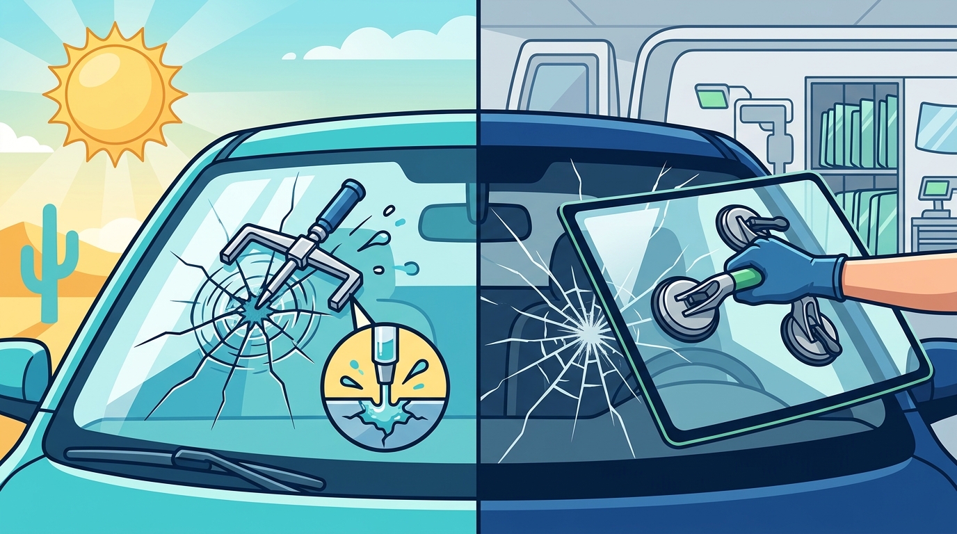 Windshield Repair vs Replacement: How to Decide in Tucson
