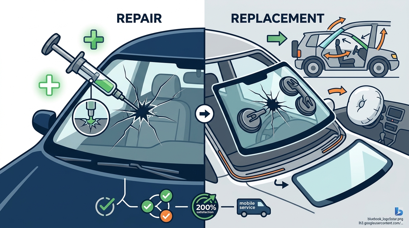 Repair vs. Replacement: When to Fix or Replace Your Windshield