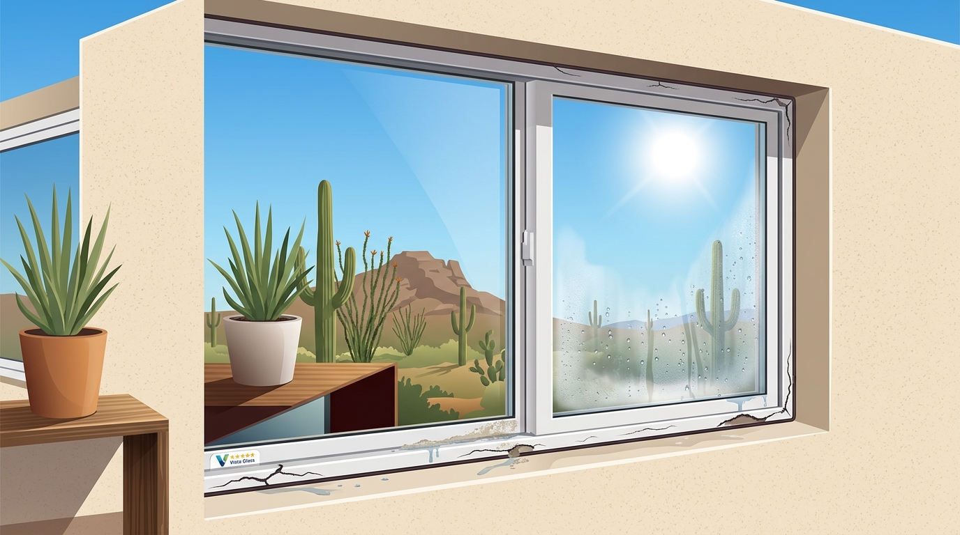 Signs of a Failing Residential Window Seal in Tucson