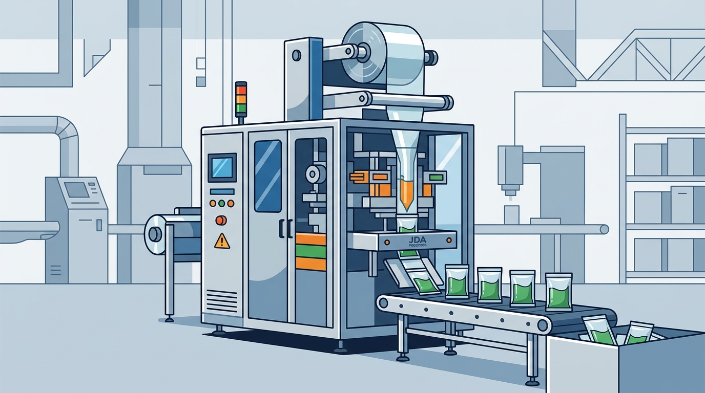 Best VFFS Machine for Pouch Packing: JDA Progress Guide