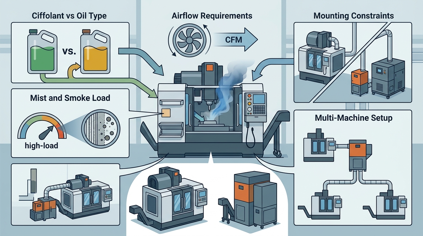 How to Choose the Right Mist Collector for Your Machine Shop