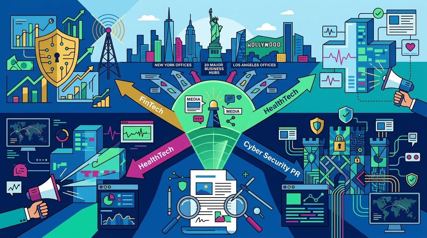 Top PR Firms for FinTech, Healthtech & Cyber Security