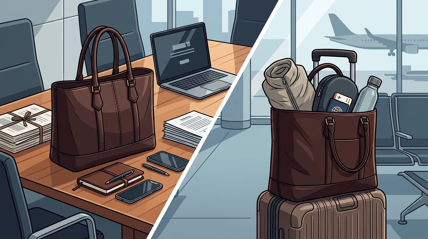 Versatile Leather Tote Bags for Work and Travel