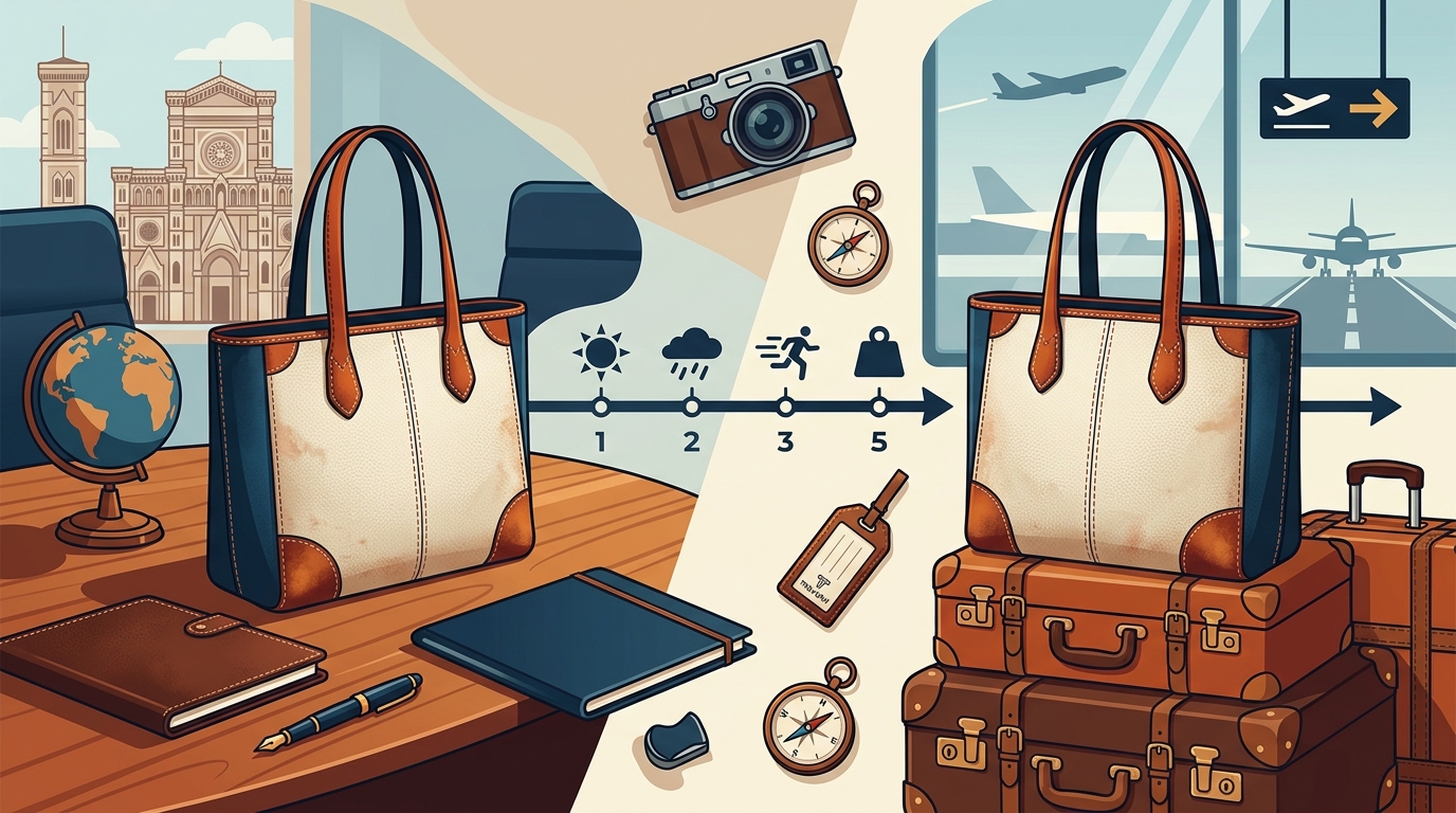 Versatile Leather Tote Bags for Work and Travel