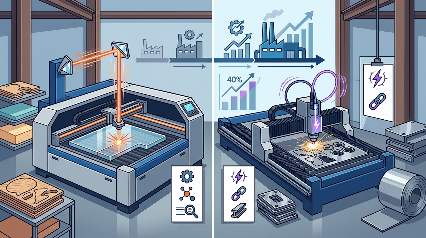 High-Wattage Laser Features: OptiFlex vs FiberCell Guide