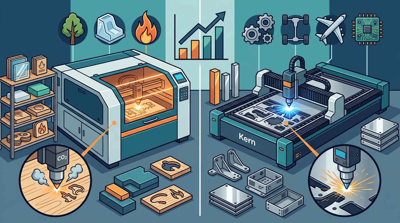 CO2 vs Fiber Laser Cutting: How to Choose the Right Machine