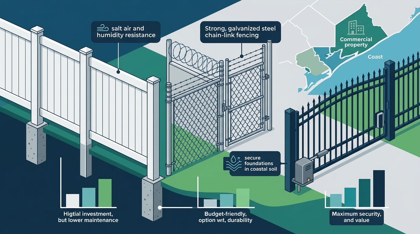 Small Business Fence Installation Costs in Matagorda County