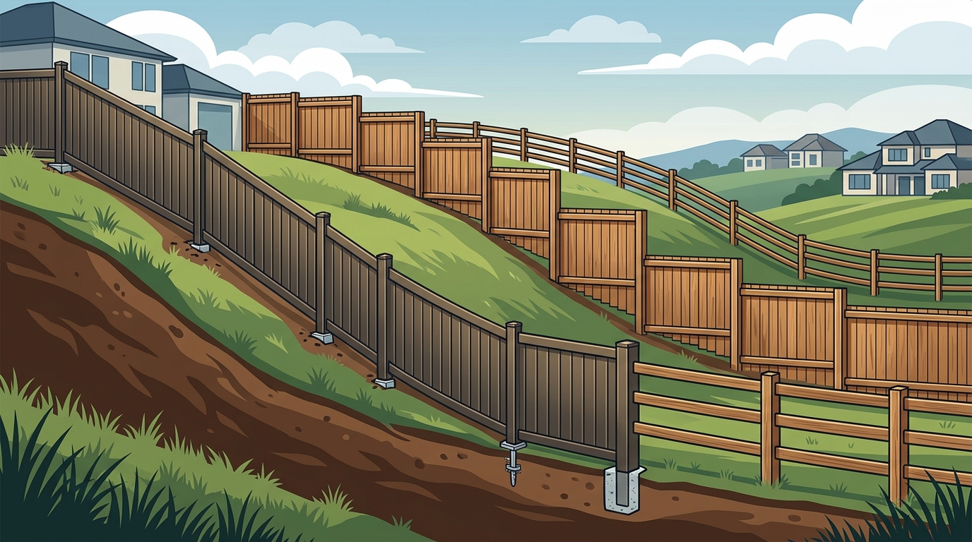Best Fence Options for Uneven Terrain in Fort Bend County