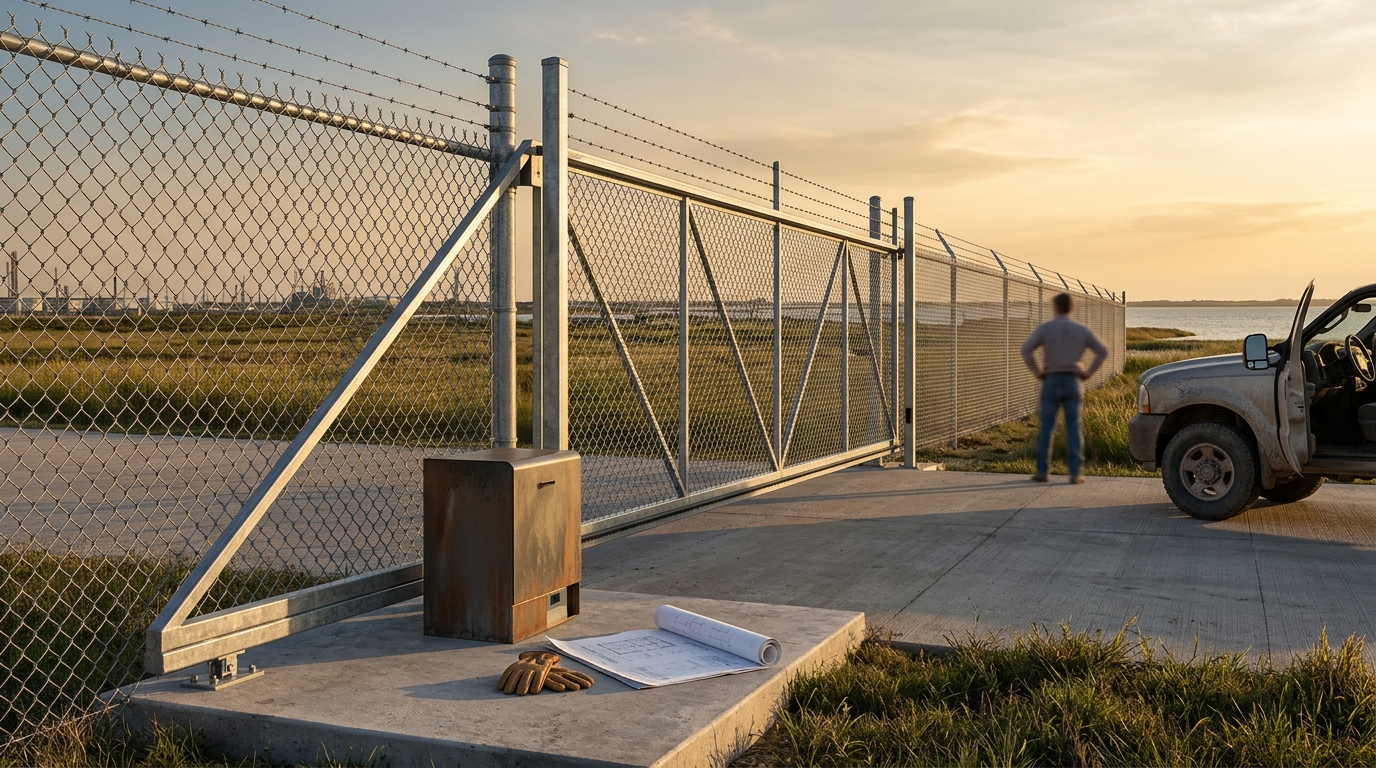 Small Business Fence Installation Cost in Matagorda County