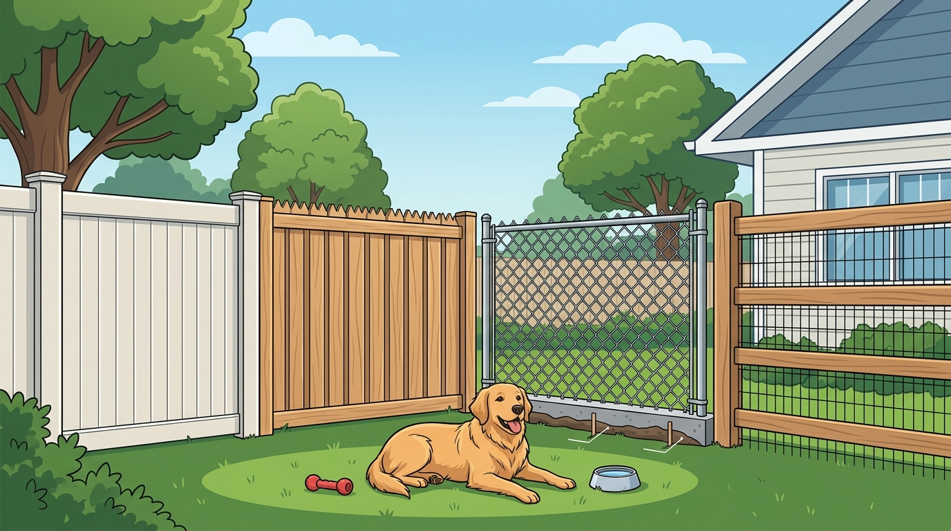 Best Fence Types for Pet Containment: Secure & Safe Options