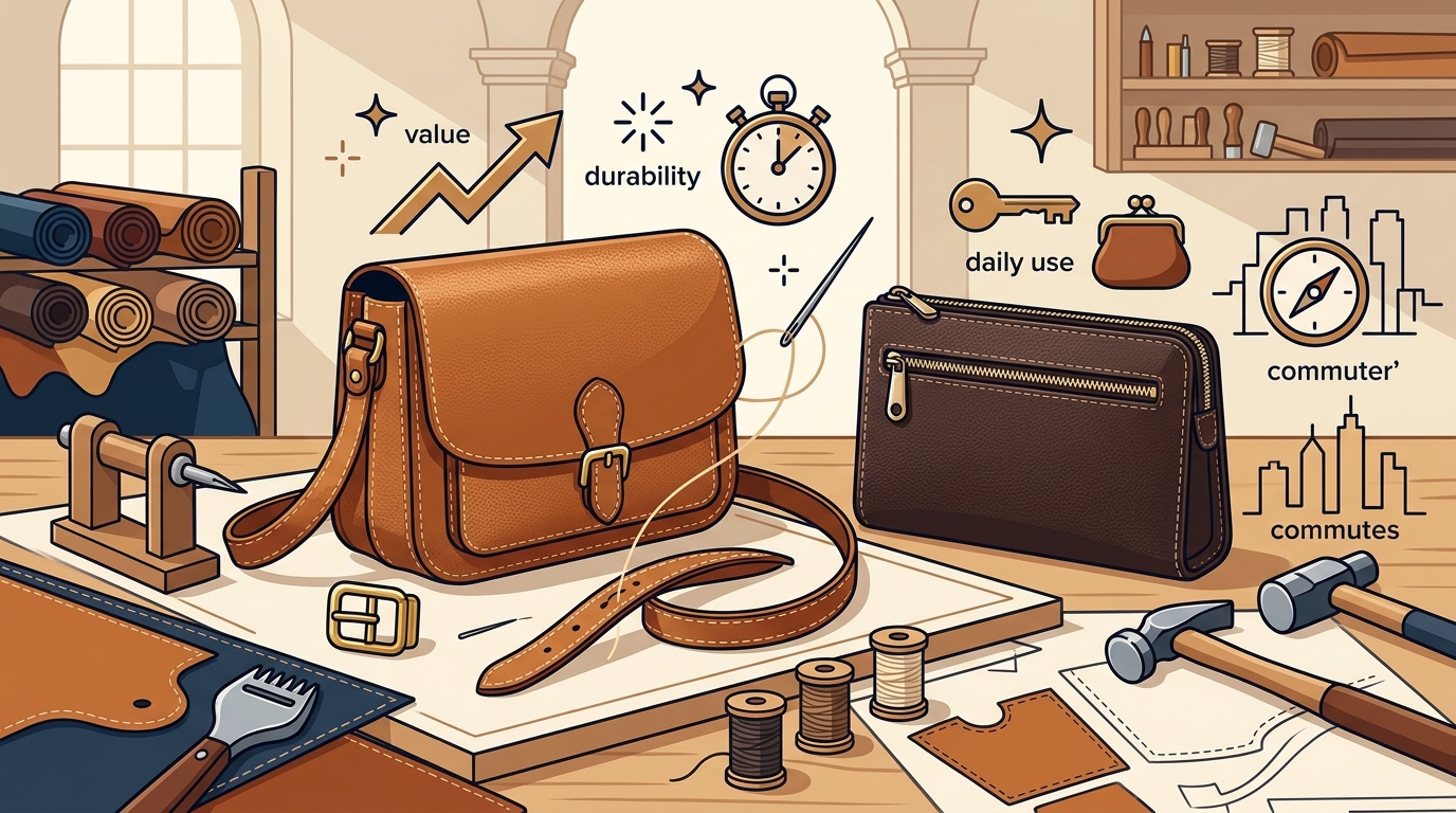 Top Women's Leather Crossbody Bags & Everyday Clutches