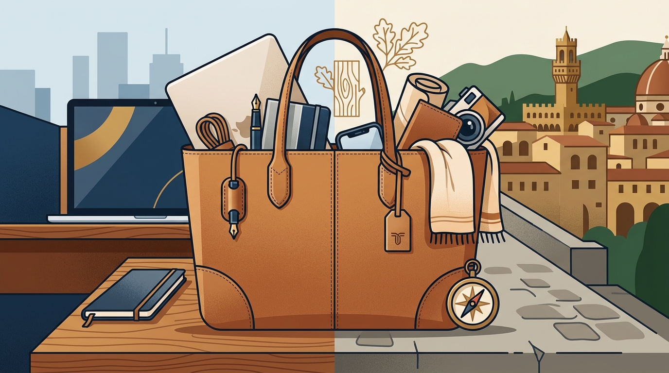 Versatile Leather Tote Bags for Work and Travel