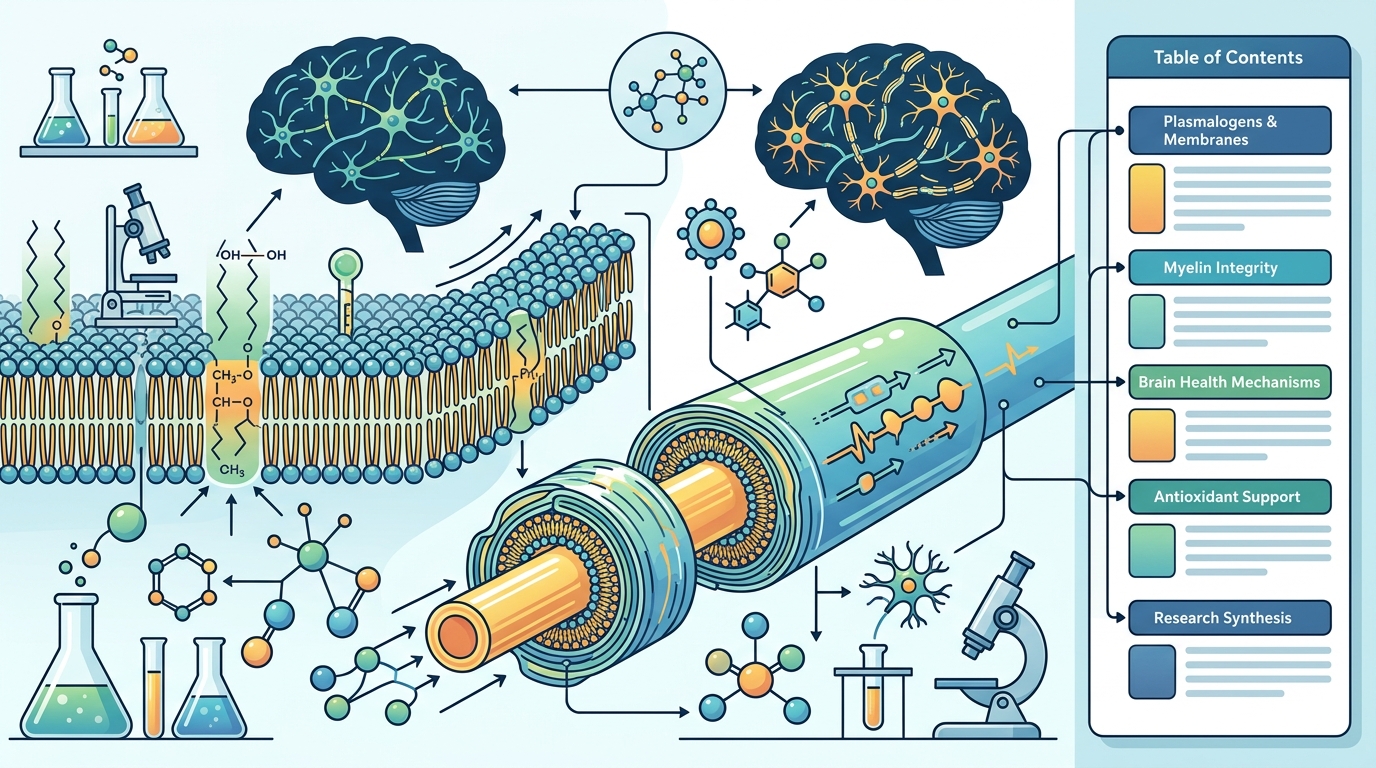 Plasmalogens, Brain Function, Cell Membranes, and Myelin
