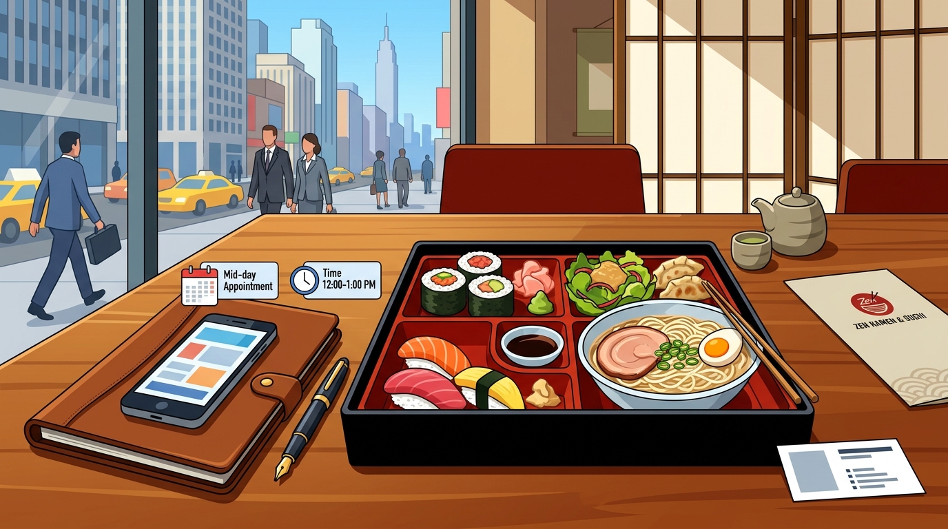 Best Sushi Business Lunch Spots in Midtown Manhattan