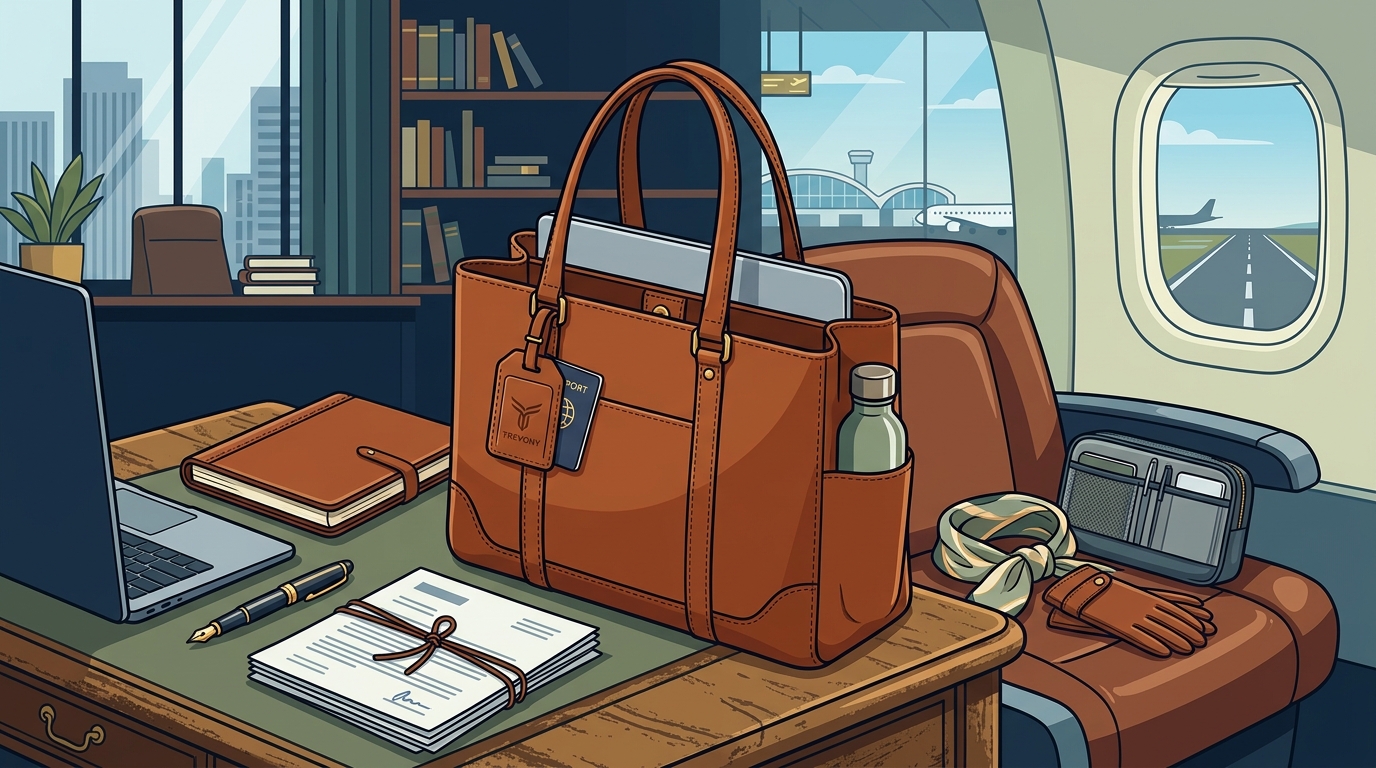 Versatile Leather Tote Bags for Work and Travel