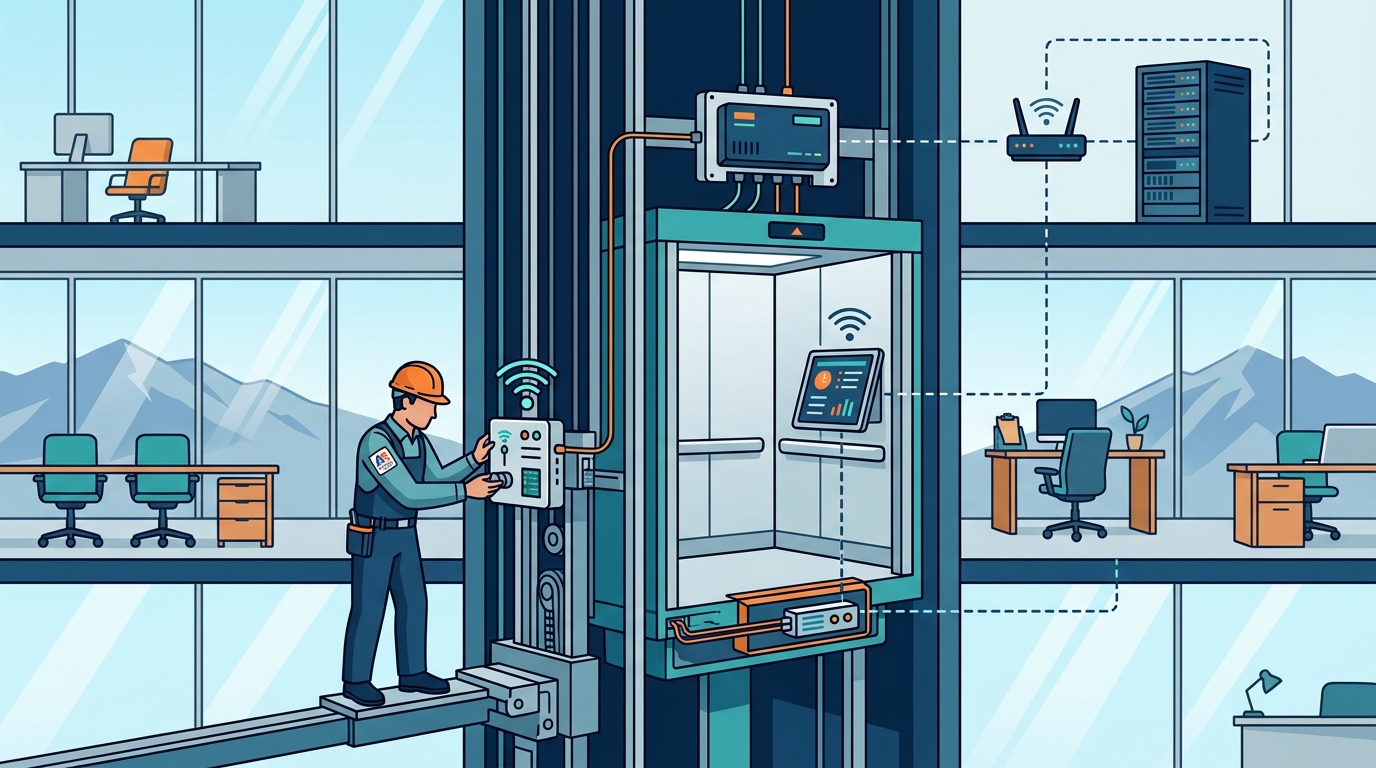 Smart IoT Elevator Installation for Office Buildings in Nevada