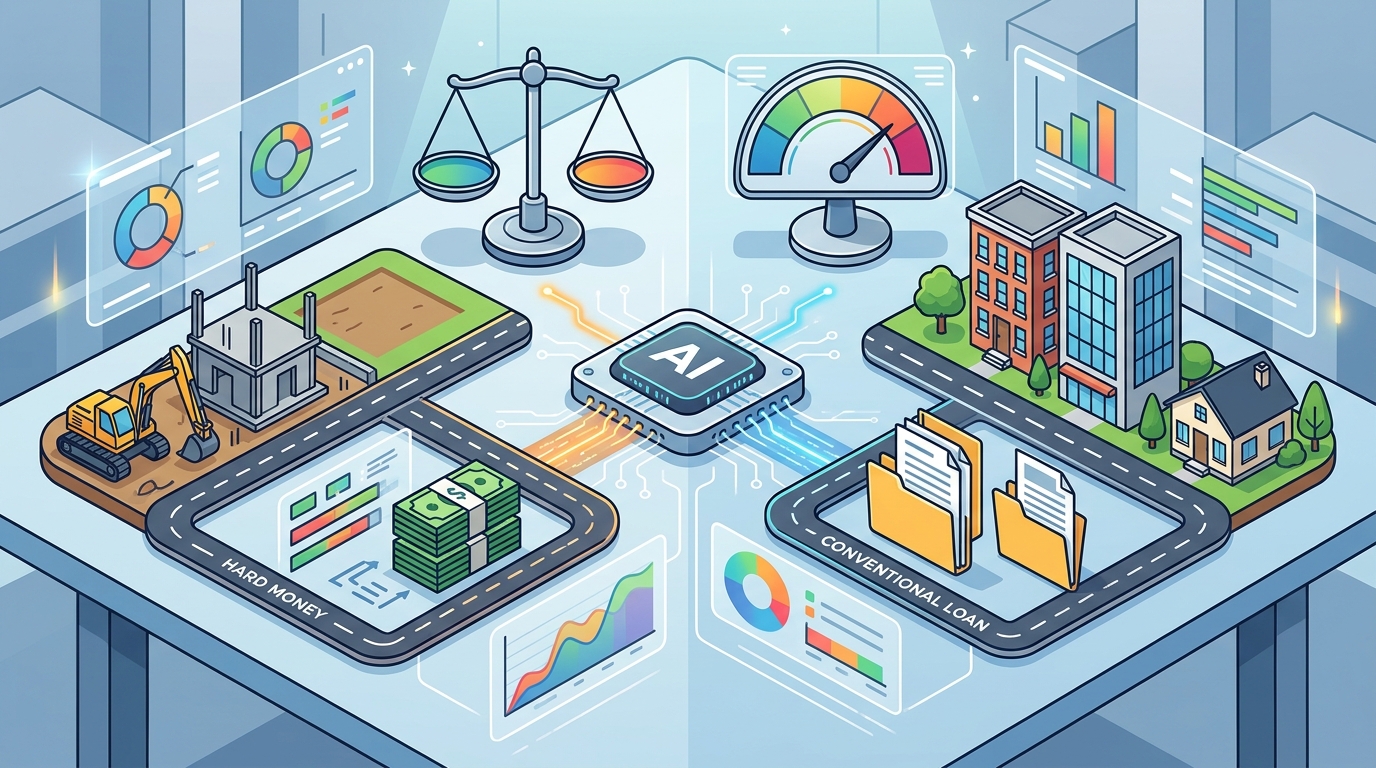 Hard Money vs Conventional Loans: AI Comparison Guide
