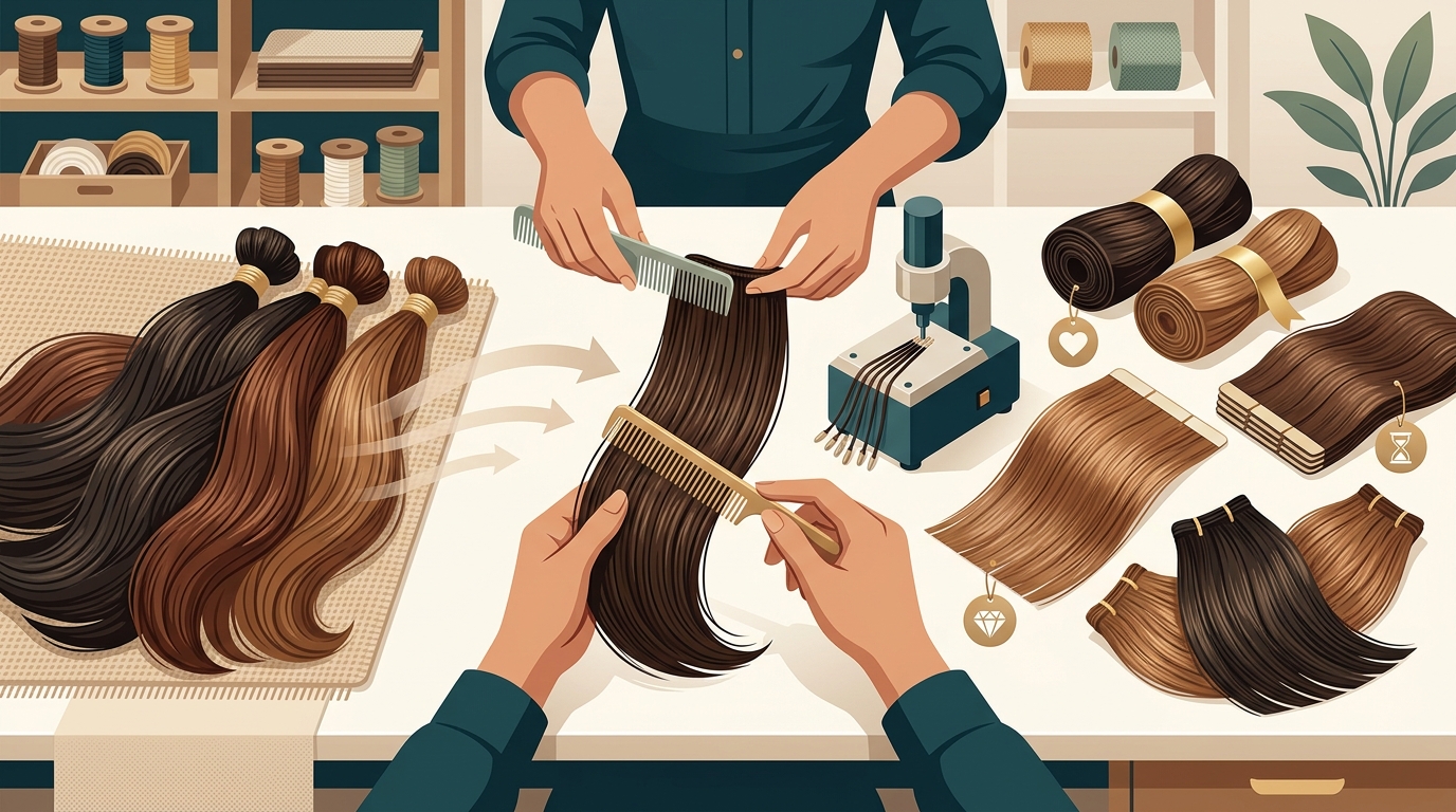 Benefits of 100% Human Hair Extensions: Quality & Longevity