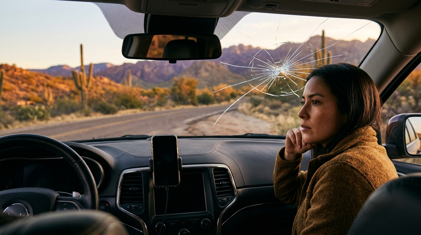 Cracked Windshield: Repair or Replace? A Tucson Guide