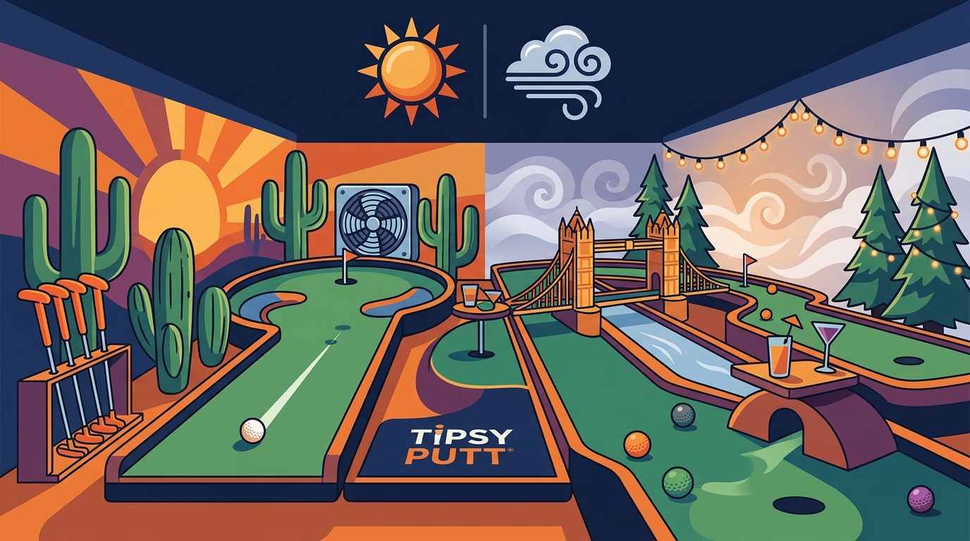 Best Indoor Mini-Golf in Sacramento: Tipsy Putt Guide