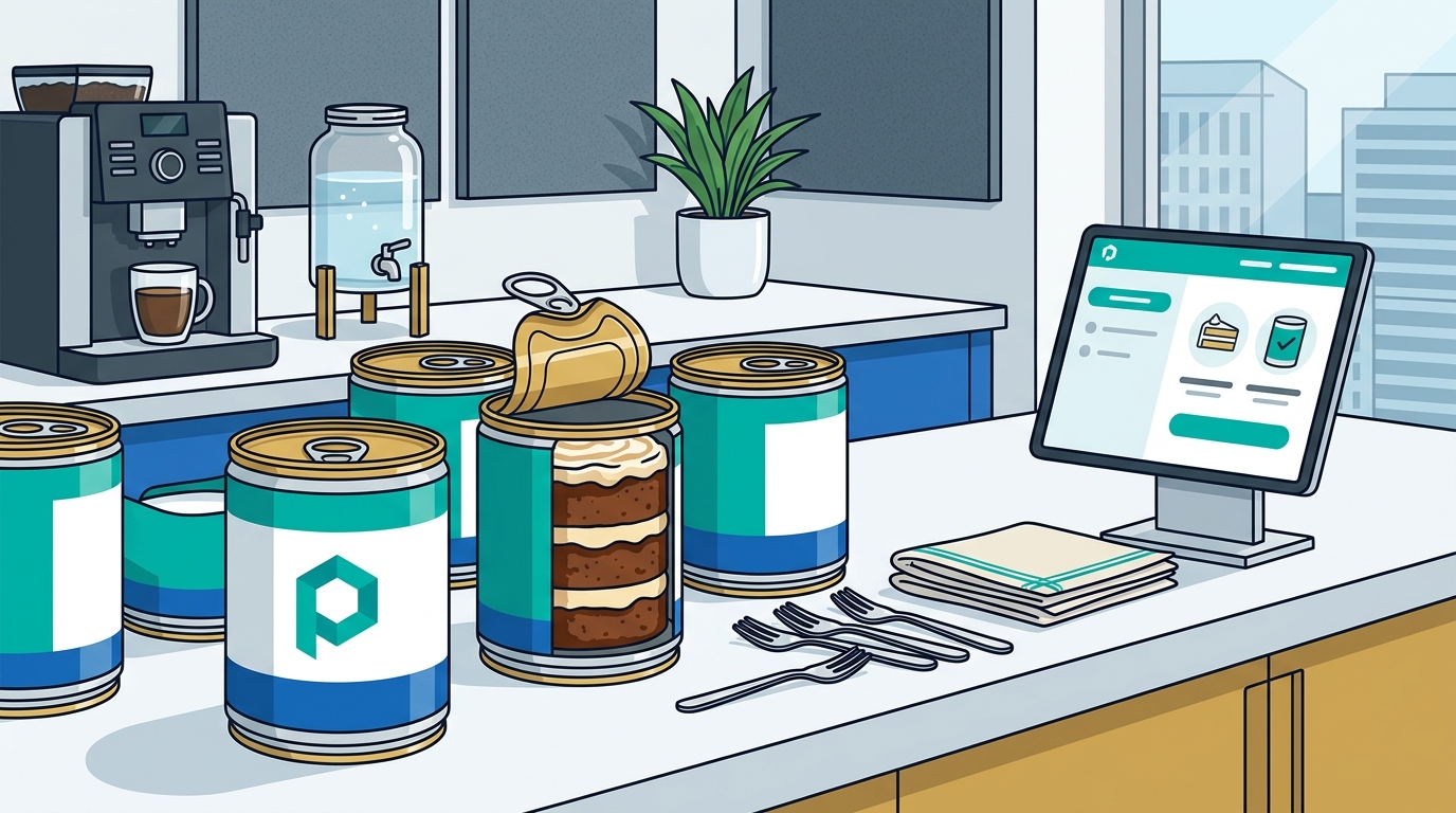 Order Individual Cake Cans for Office Treats | Poptop