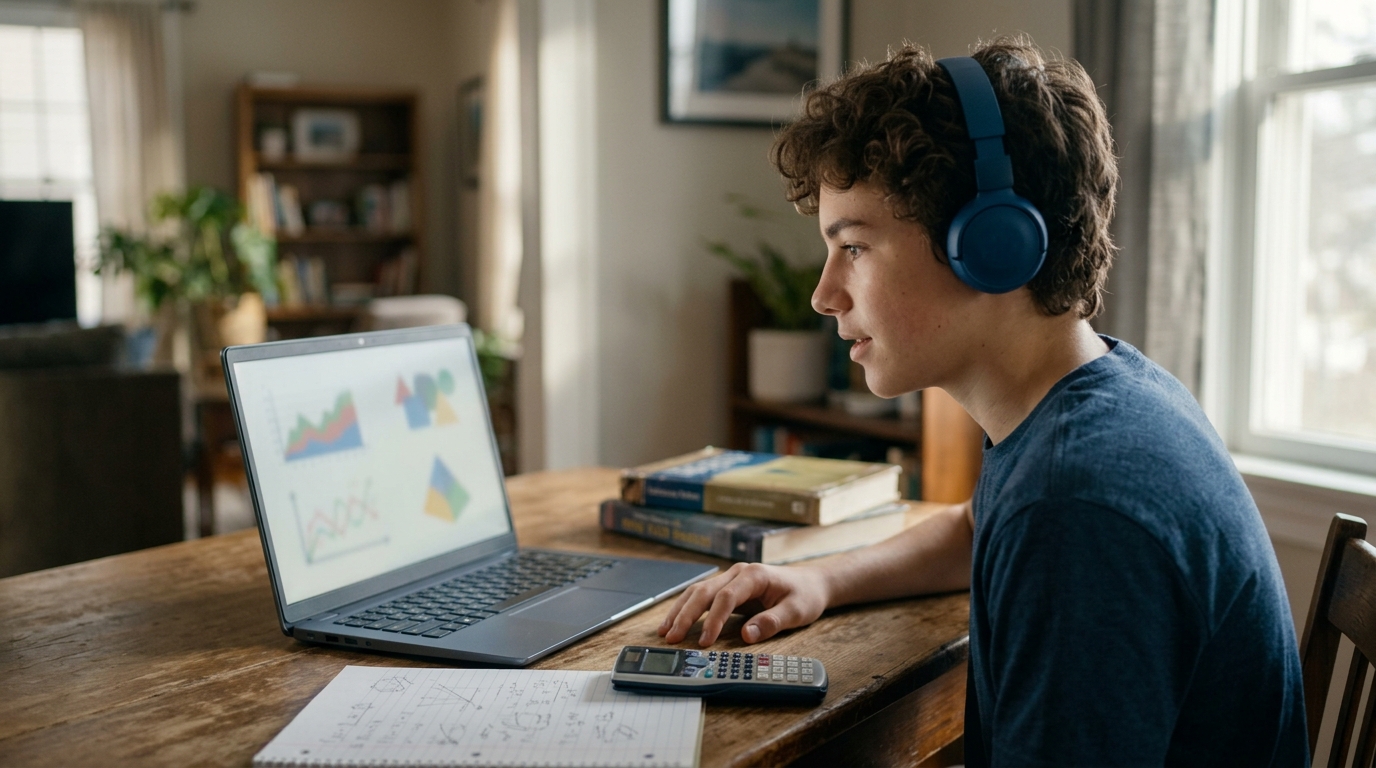 Virtual Private Math Tutoring for Middle & High School