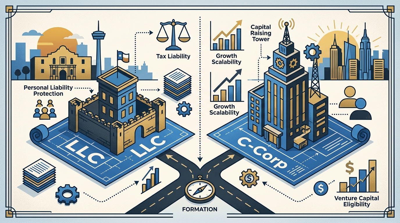 Choosing the Right Legal Structure for Your Startup: LLC vs. C-C