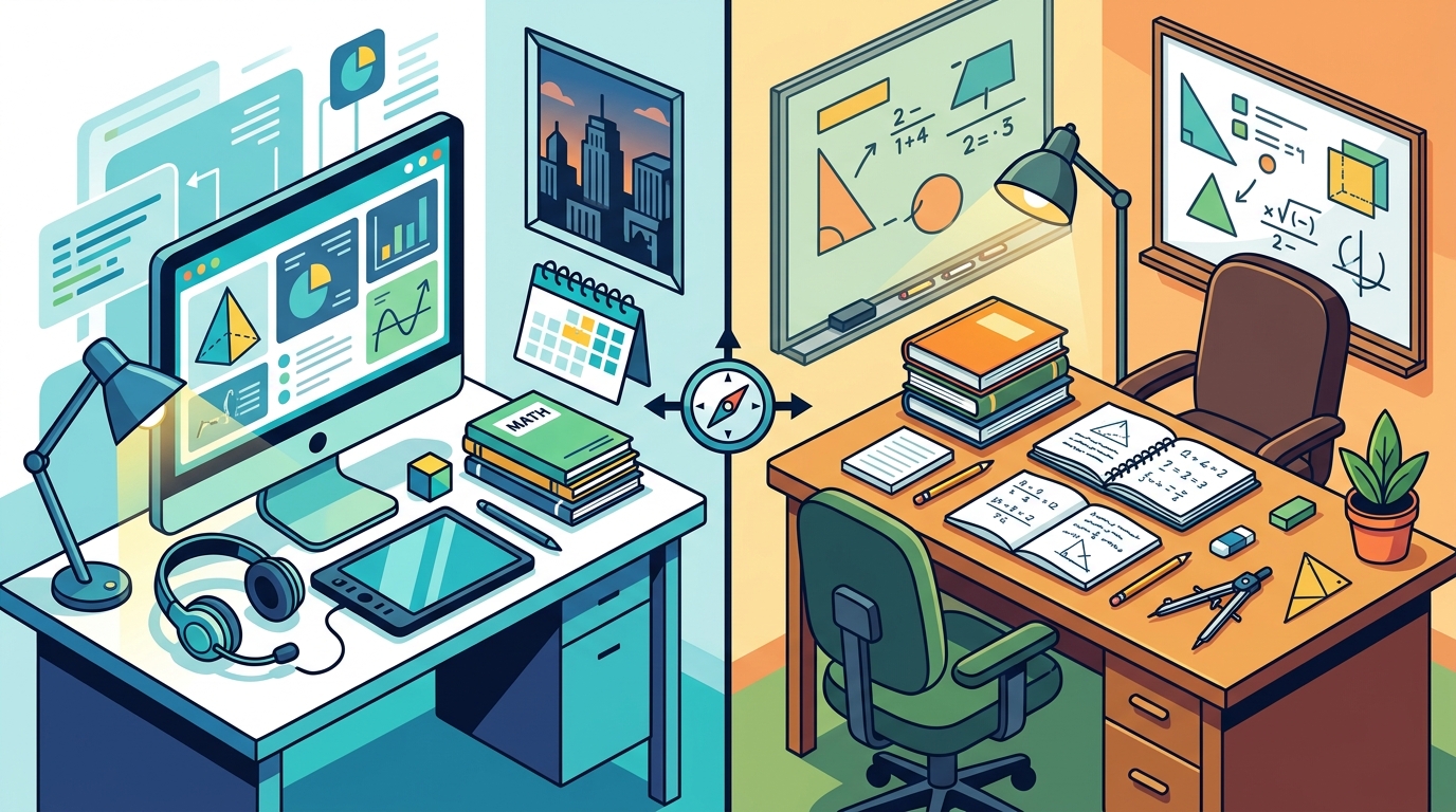 Online vs In-Person Math Tutoring: Effectiveness Guide