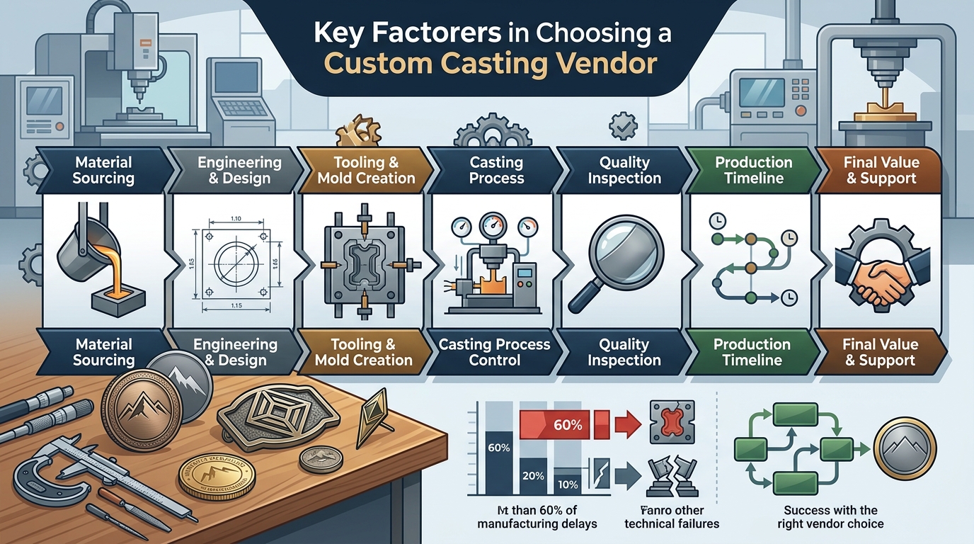 Choosing a Custom Casting Vendor: 7 Critical Factors