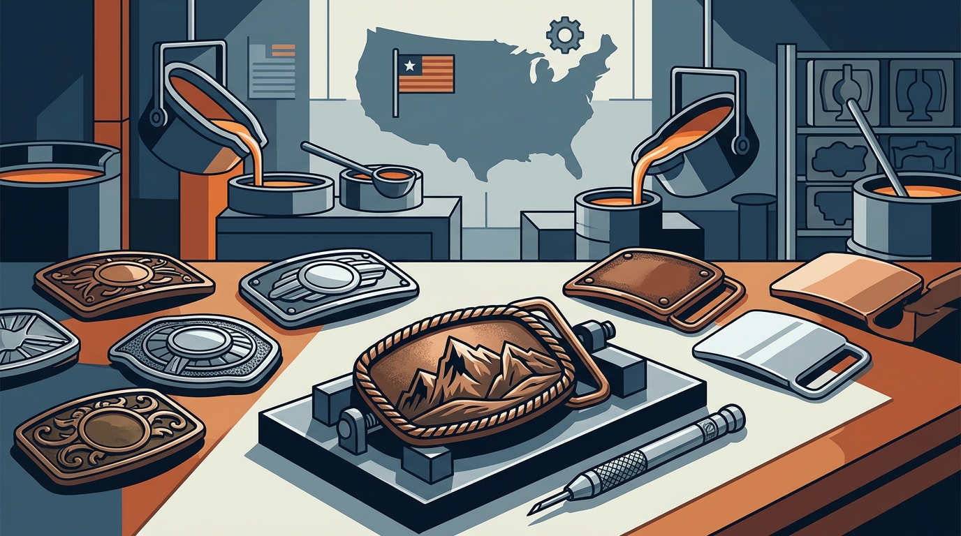Who Makes American-Made Custom Belt Buckles? Top US Foundries